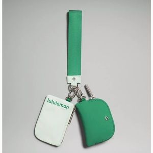 Lululemon green dual wristlet!